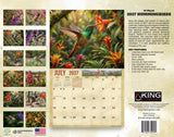 2027 Hummingbirds Wall Calendar – 16-Month Bird Photography