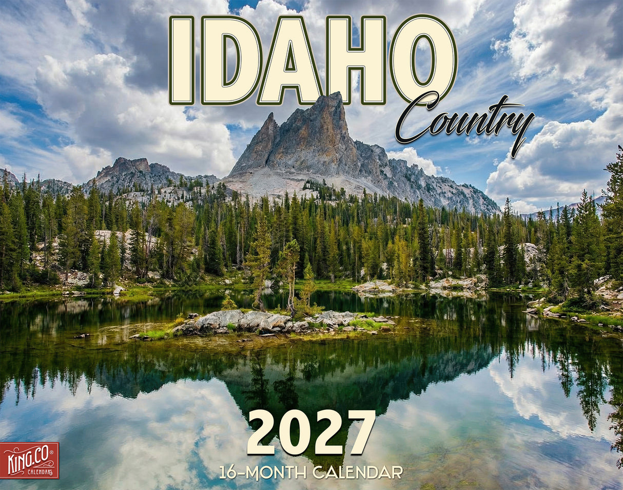 2027 Idaho Country Wall Calendar – 16-Month Scenic Photography
