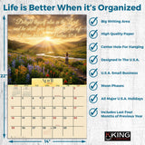 2027 Inspirational Bible Verses Wall Calendar – 16-Month Scripture