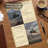 2027 Military Helicopters Wall Calendar – 16-Month Aviation Photography