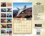 2027 Military Jets Wall Calendar – 16-Month Fighter Aircraft