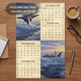 2027 Military Jets Wall Calendar – 16-Month Fighter Aircraft