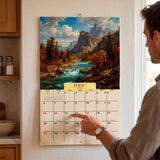 2027 Mountains Scenic Wall Calendar – 16-Month Scenic Art