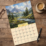 2027 Mountains Scenic Wall Calendar – 16-Month Scenic Art