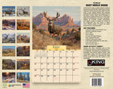 2027 Mule Deer Country Wall Calendar – 16-Month Artwork