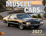 2027 American Muscle Cars Wall Calendar – 16-Month Photography