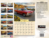 2027 American Muscle Cars Wall Calendar – 16-Month Photography