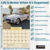 2027 American Muscle Cars Wall Calendar – 16-Month Photography