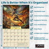 2027 Mythical Creatures Wall Calendar – 16-Month Fantasy Art