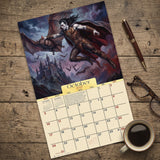 2027 Mythical Creatures Wall Calendar – 16-Month Fantasy Art