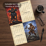 2027 Mythical Creatures Wall Calendar – 16-Month Fantasy Art