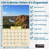2027 National Parks Wall Calendar – 16-Month Scenic Photography