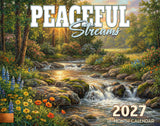 2027 Peaceful Streams Wall Calendar – 16-Month Landscape Art
