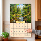 2027 Peaceful Streams Wall Calendar – 16-Month Landscape Art