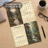 2027 Peaceful Streams Wall Calendar – 16-Month Landscape Art