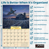 2027 Pheasant Country Wall Calendar – 16-Month Artwork