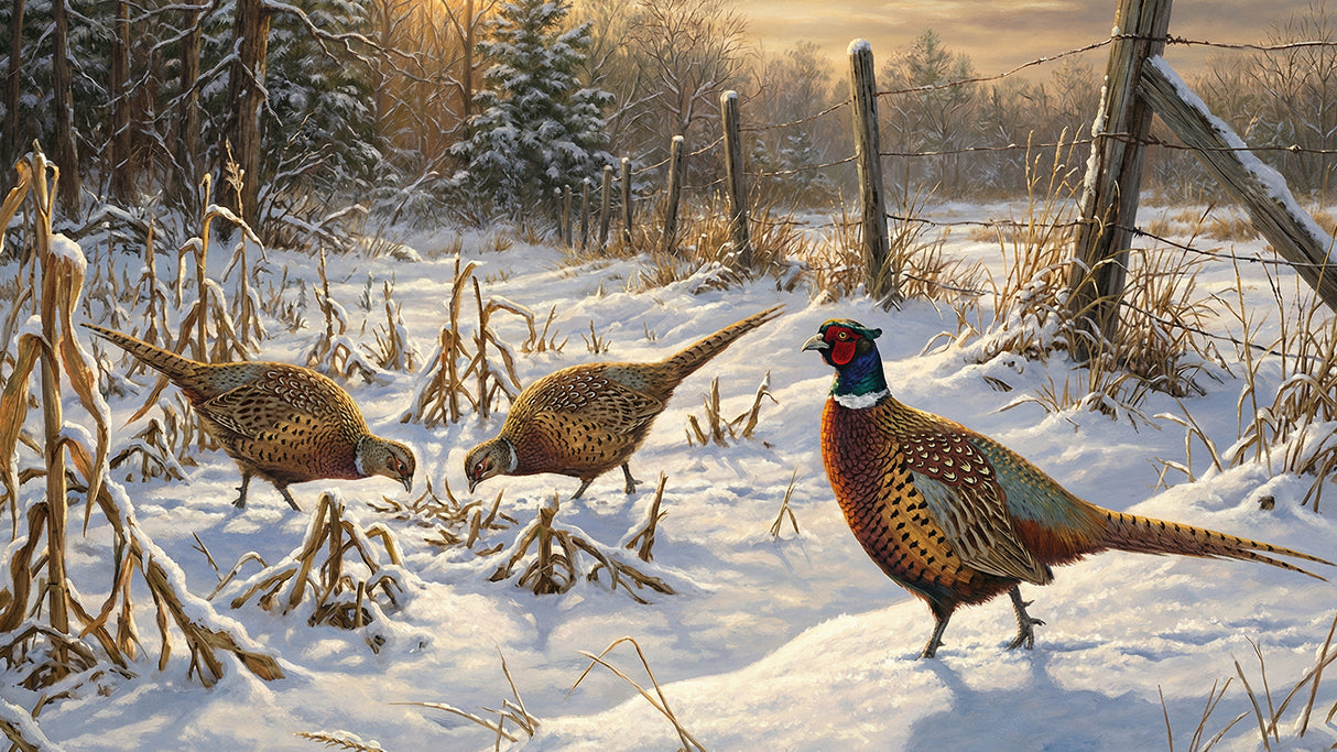 2027 Pheasant Country Wall Calendar – 16-Month Artwork