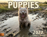 2027 Puppies Wall Calendar – 16-Month Dog Photography