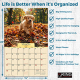 2027 Puppies Wall Calendar – 16-Month Dog Photography