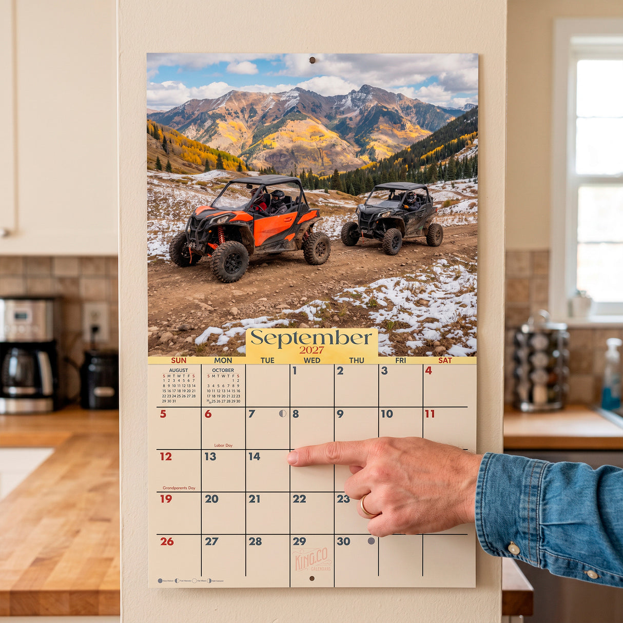 2027 Off-Road UTV-ATV Wall Calendar – 16-Month Photography