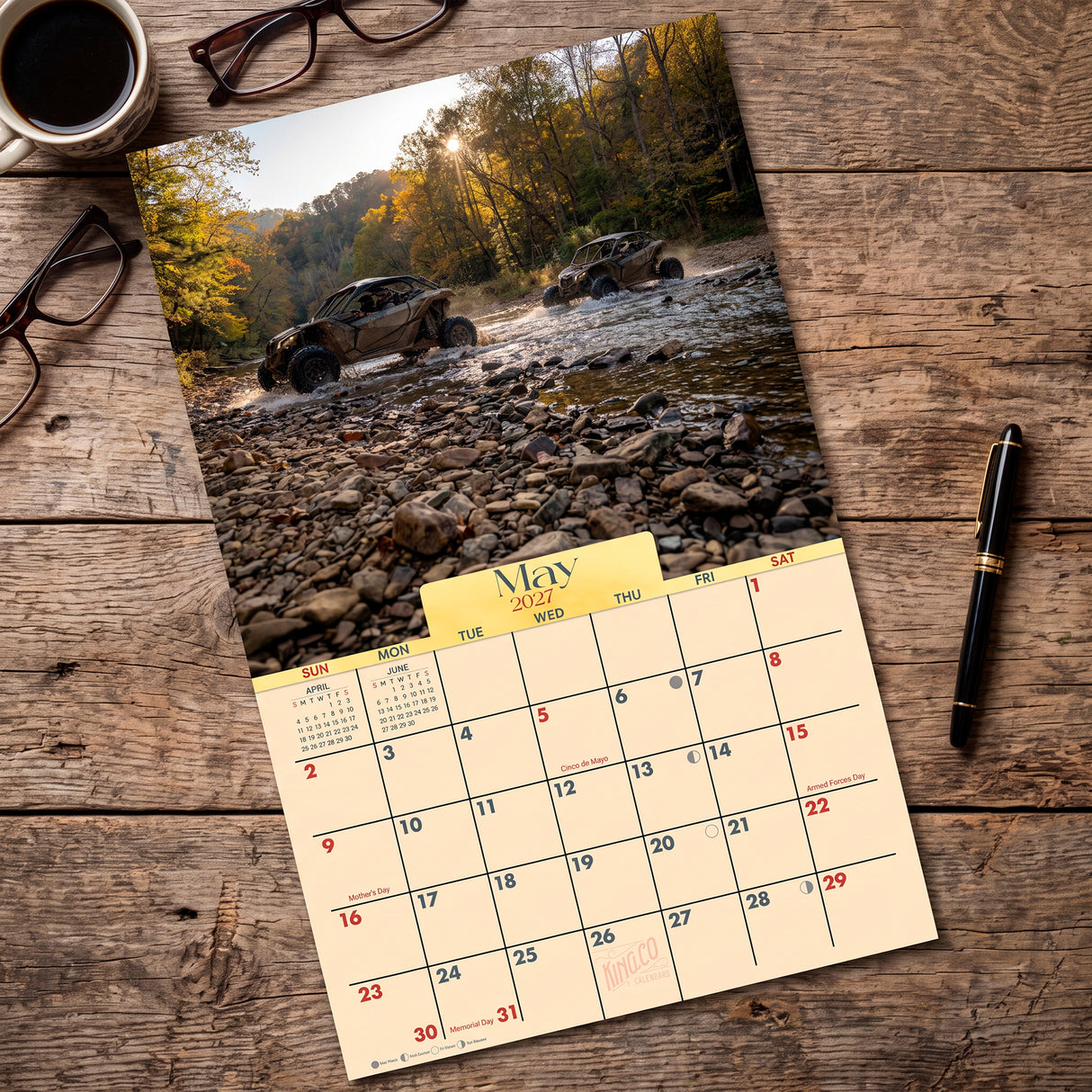2027 Off-Road UTV-ATV Wall Calendar – 16-Month Photography