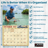 2027 Saltwater Fishing Wall Calendar – 16-Month Sport Fishing