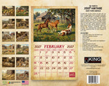 2027 Vintage Baby Farm Animals Wall Calendar – 16-Month Farm Art