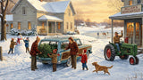 2027 Vintage Country Living Wall Calendar – 16-Month Americana Art