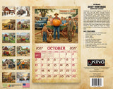 2027 Vintage Country Living Wall Calendar – 16-Month Americana Art