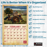 2027 Vintage Farming Wall Calendar – 16-Month Agricultural Art