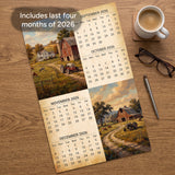 2027 Vintage Farming Wall Calendar – 16-Month Agricultural Art