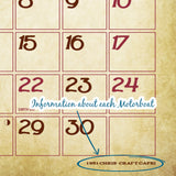 2027 Vintage Motorboats Wall Calendar – 16-Month Boating Art