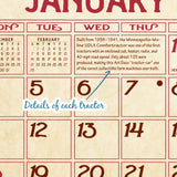 2027 Vintage Tractors Wall Calendar – 16-Month Farm Tractor Art