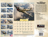 2027 Warbirds Classic Warplanes Illustrated Wall Calendar – 16-Month