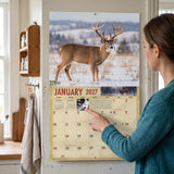 2027 Whitetail Signature Series Wall Calendar – 16-Month Bucks