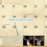 2027 Whitetail Signature Series Wall Calendar – 16-Month Bucks
