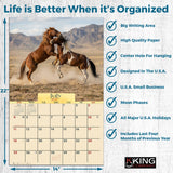 2027 Wild Horses Wall Calendar – 16-Month Mustang Photography
