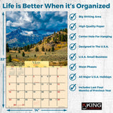 2027 Wyoming Scenic Wall Calendar