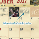 2027 Bucks & Bulls Signature Series Wall Calendar – 16-Month Deer & Elk