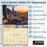 2026 Arizona Scenic Wall Calendar