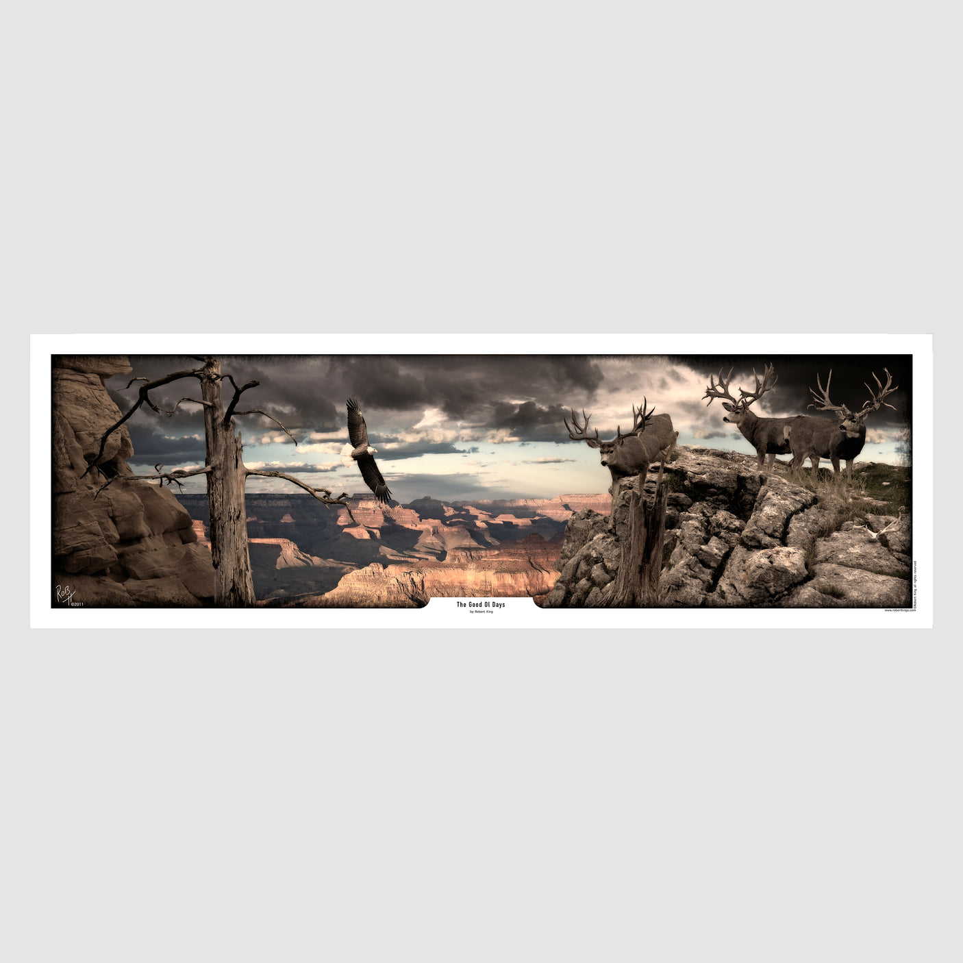 Good Ol Days Mule Deer Print